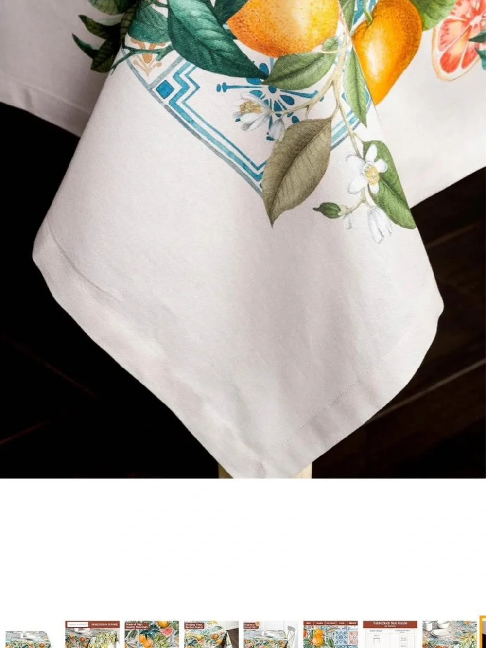 Maison d' Hermine Table Cloth Rectangle Table 100% Cotton 70 x 108 In Tablecloth